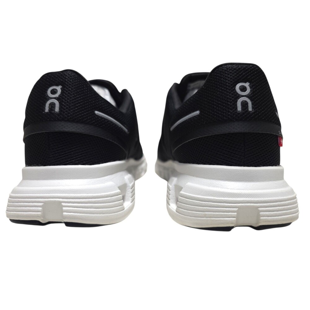 On Cloud 6 Sneakers Black/White Women's Running Shoes Size W 8.5 New in Box - Picture 4 of 8